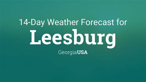 weather forecast leesburg ga|weather for leesburg ga today.